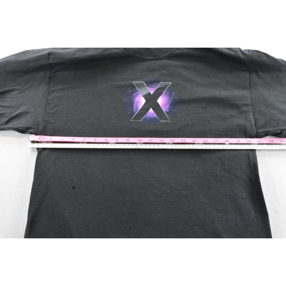 Vintage Apple Mac OS X Leopard Official Promo T-Shirt Hanes Beefy-T Black Large - Picture 4 of 6